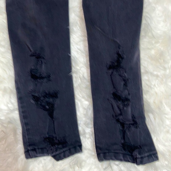 Black distress jeans size 7 by Denim Couture - Picture 6 of 8